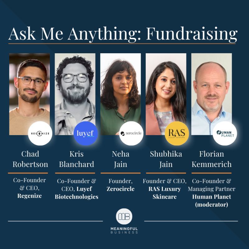 Join Our CEO at Meaningful Business: Deep-Tech Fundraising Decoded
